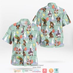 Bigfoot Happy Easter Day Hawaiian Shirt