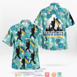 Bigfoot I Stand With Uk Raine Hawaiian Shirt