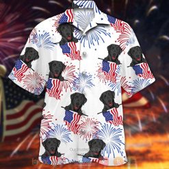 Black Labrador Retriever Independence Day Is Coming Hawaiian Shirt 2