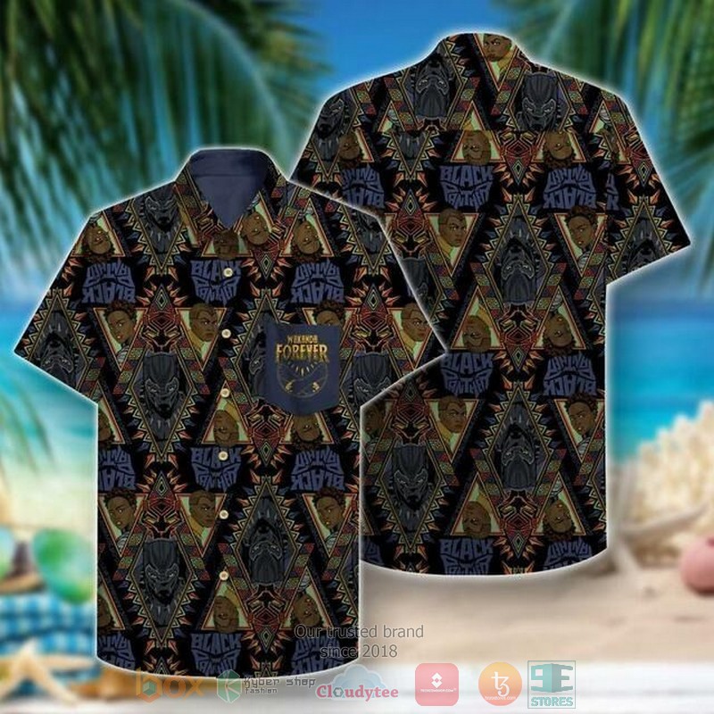 Black Panther Marvel Hawaiian Shirt Black Panther Marvel Hawaiian Shirt