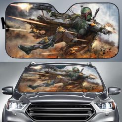 Boba Fett Car Auto Sun Shade