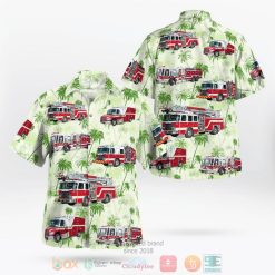 Charlotte County Florida Charlotte County Fire Department Hawaiian Shirt 2