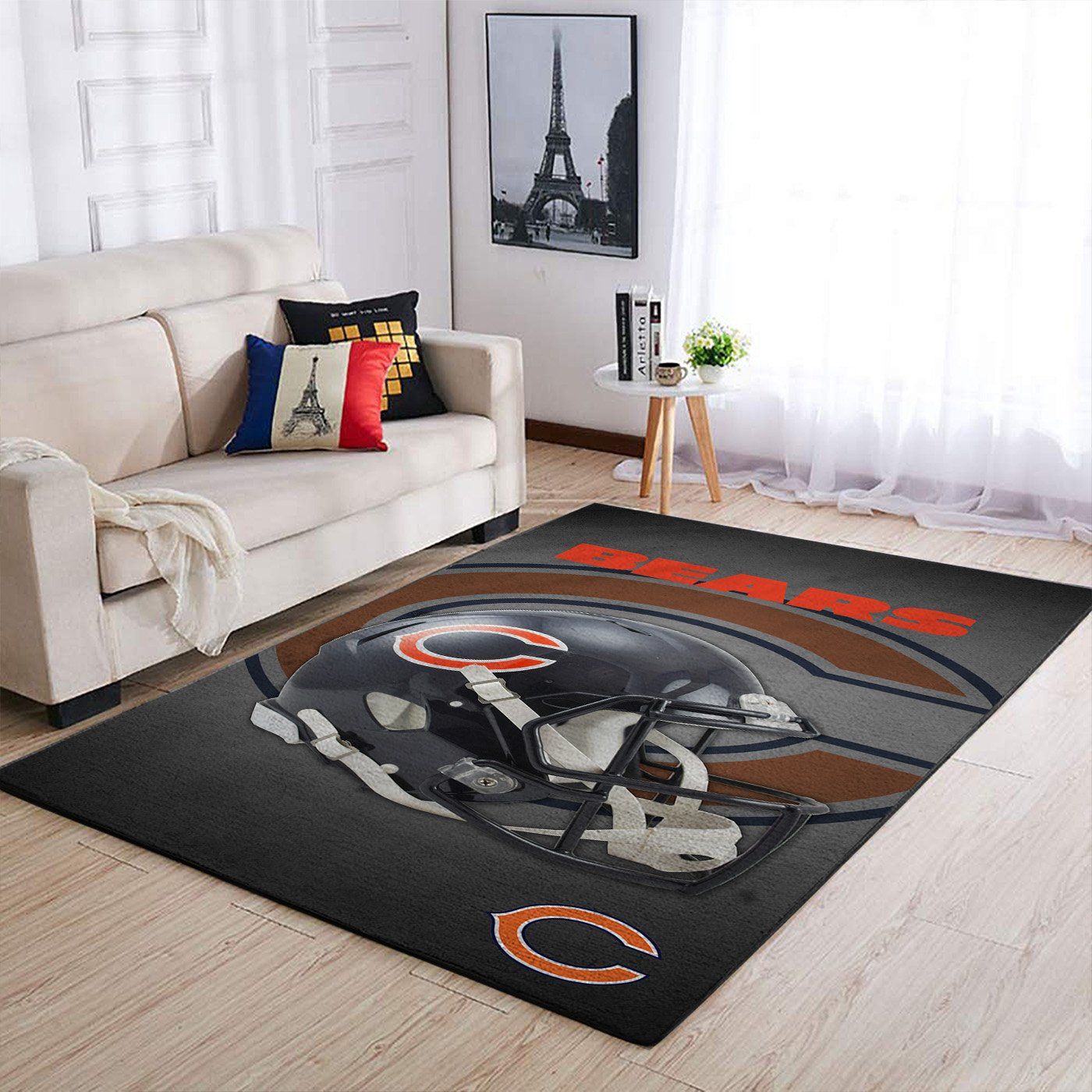 Chicago Bears Nfl Team Logo Helmet Nice Gift Home Decor Rectangle Area Rug Chicago Bears Nfl Team Logo Helmet Nice Gift Home Decor Rectangle Area Rug