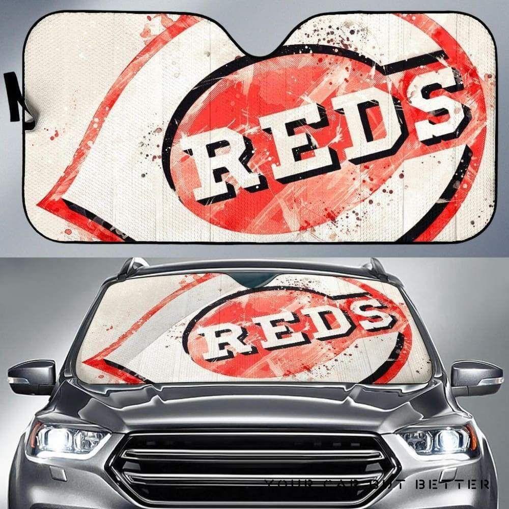 Cincinnati Reds Car Auto Sun Shade Cincinnati Reds Car Auto Sun Shade