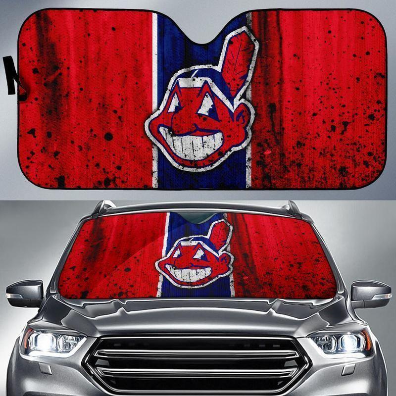 Cleveland Indians 2 Car Auto Sun Shade Cleveland Indians 2 Car Auto Sun Shade