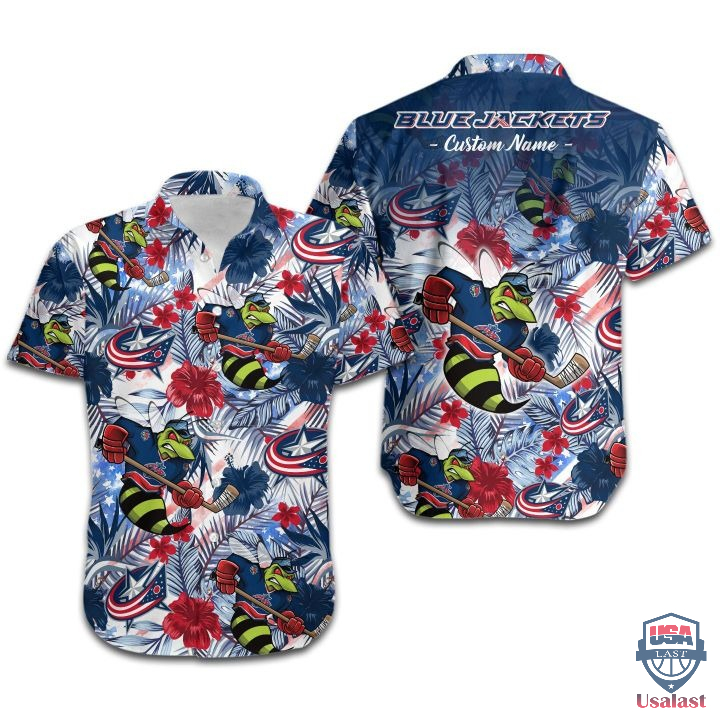 Columbus-Blue-Jackets-Tropical-Floral-Custom-Name-Hawaiian-Shirt-2