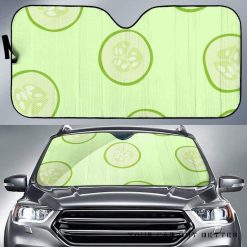 Cucumber Pattern Car Auto Sun Shade