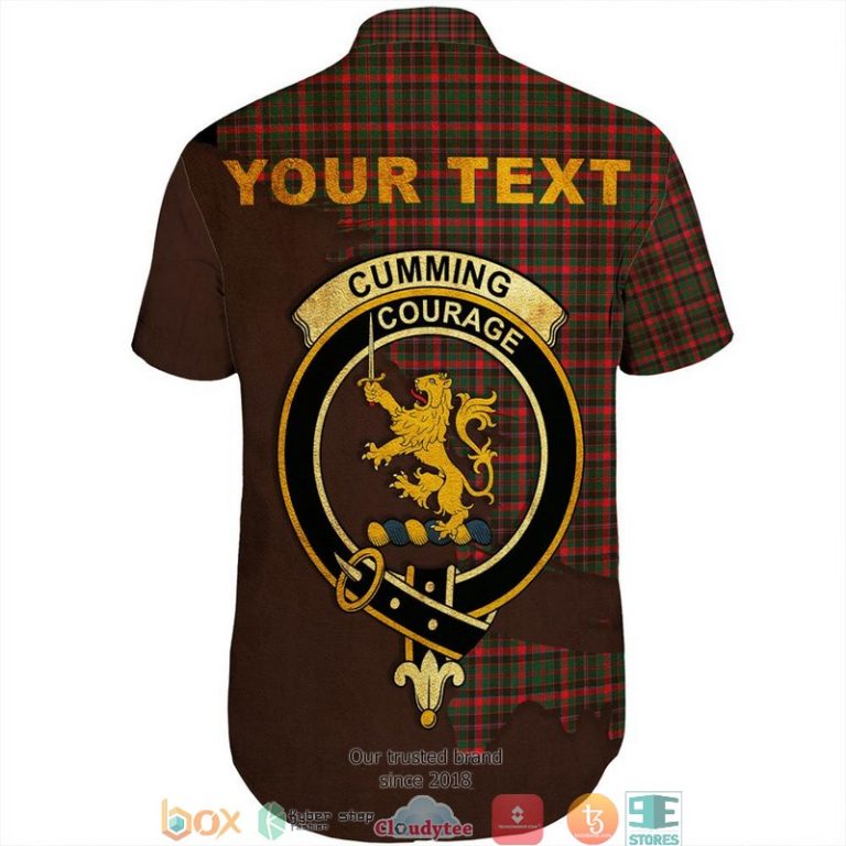 Cumming-Hunting-Modern-Tartan-Crest-Personalized-Short-Sleeve-Hawaiian-Shirt-2
