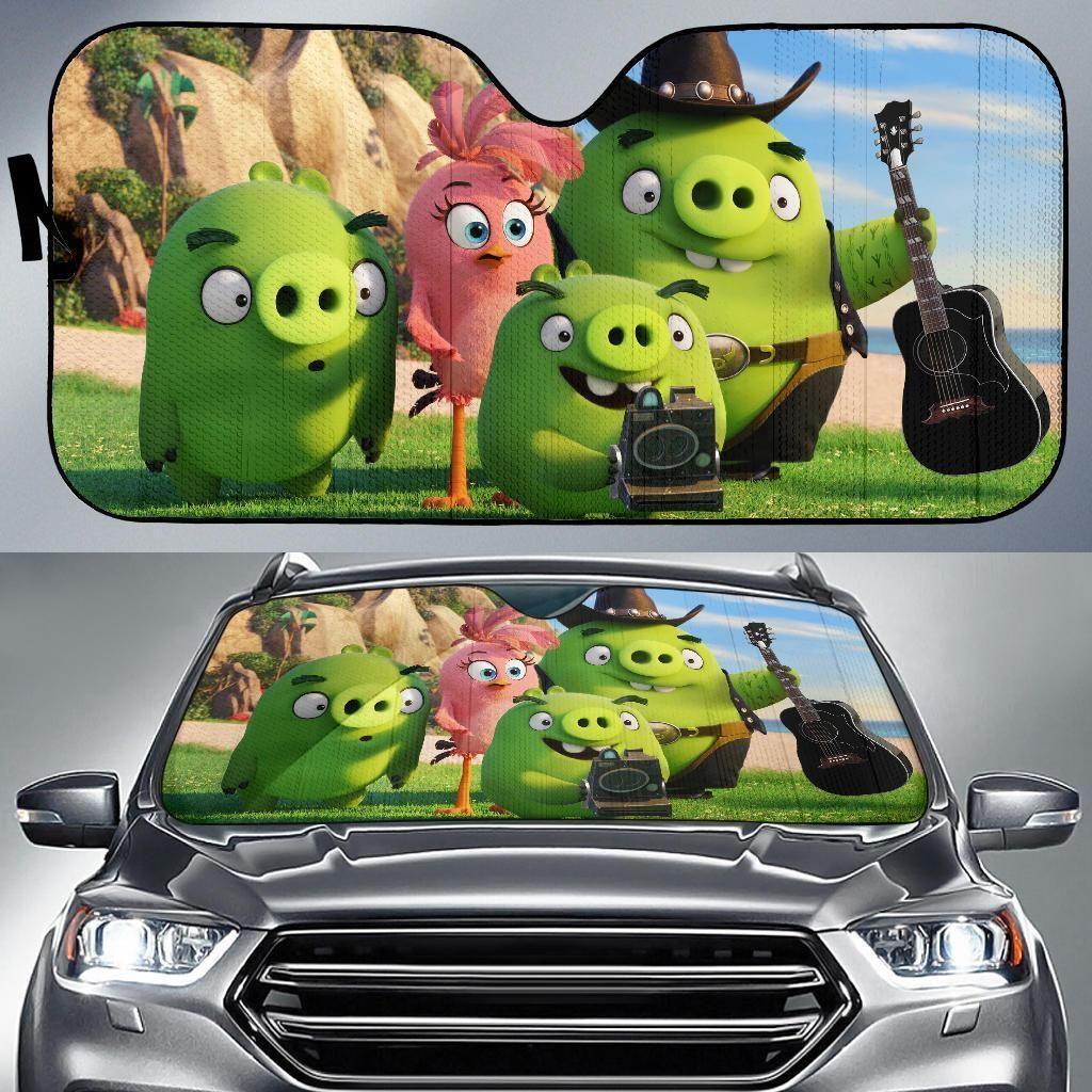 Cute Bad Piggies Car Auto Sun Shade Cute Bad Piggies Car Auto Sun Shade