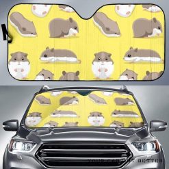 Cute Hamster Pattern Car Auto Sun Shade