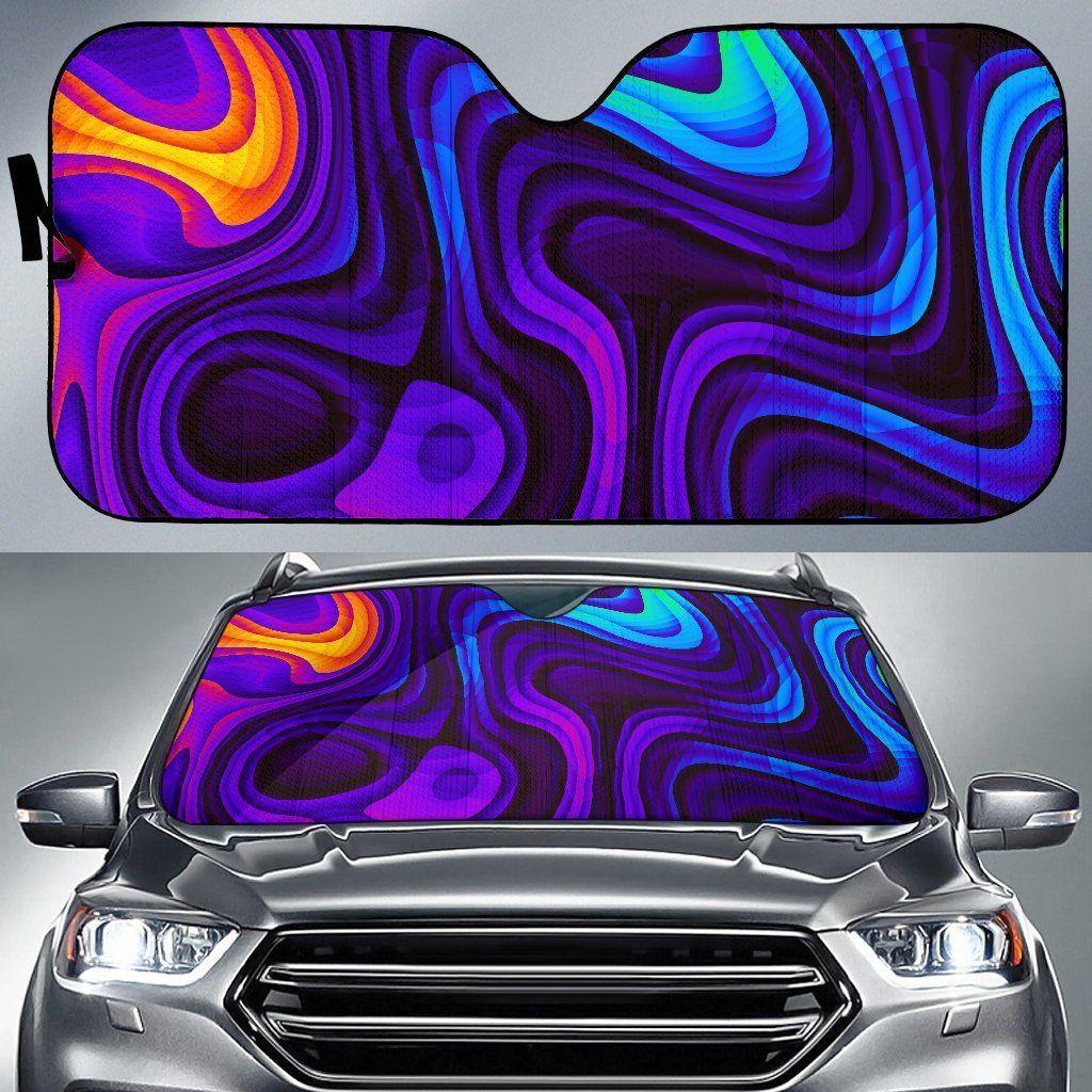 Dark Psychedelic Car Auto Sun Shade Dark Psychedelic Car Auto Sun Shade