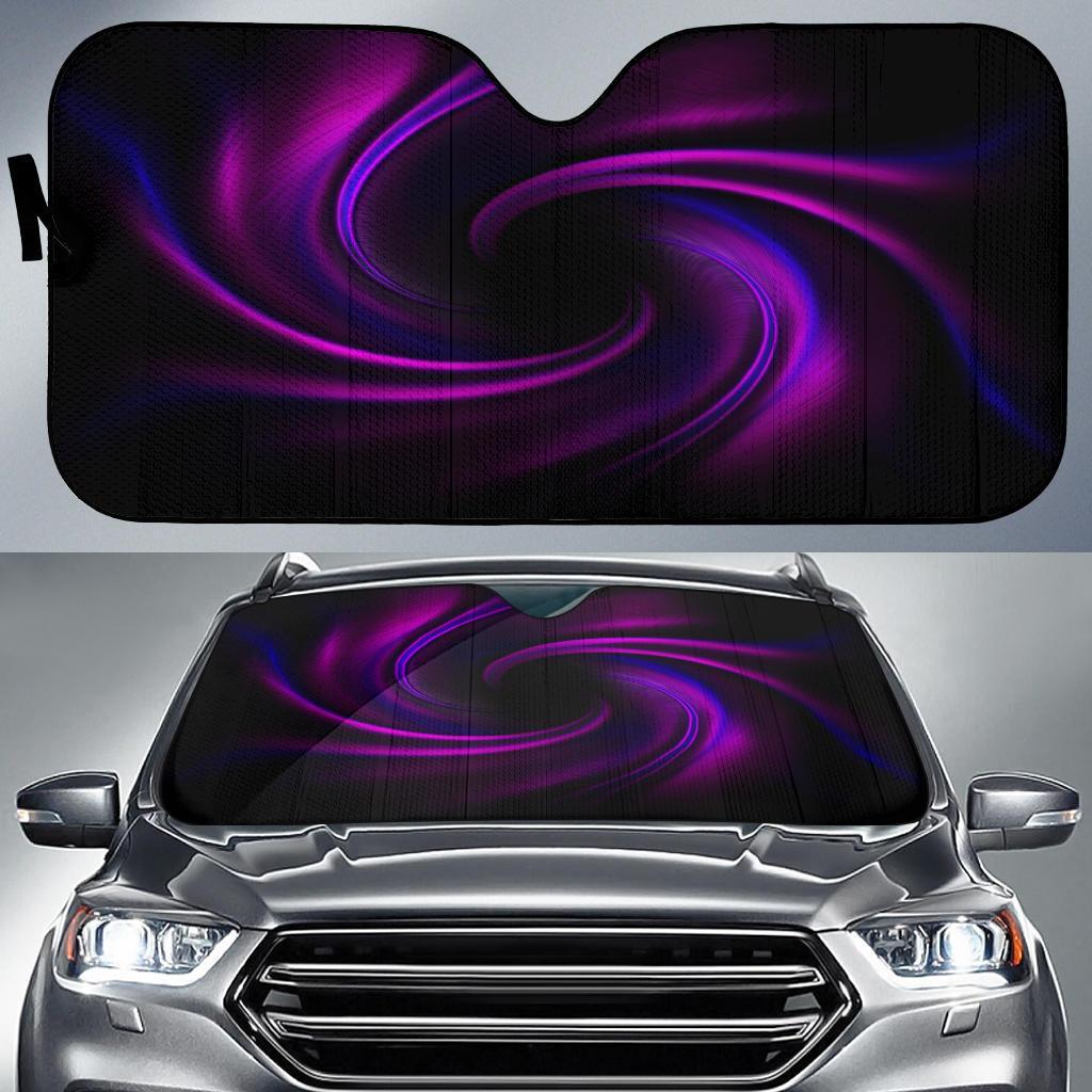 Dark Purple Violets Car Auto Sun Shade Dark Purple Violets Car Auto Sun Shade
