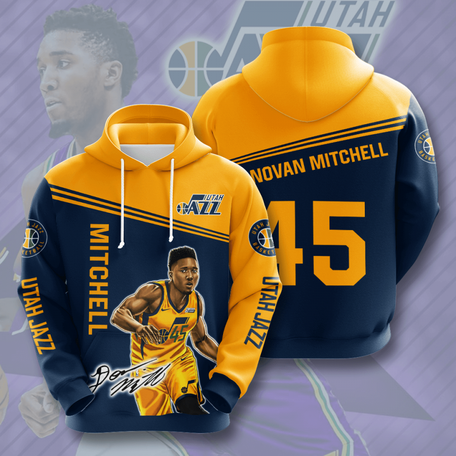 Donovan Mitchell Utah Jazz 3D Printed Hoodie/Zipper Hoodie - 963afae695d9 Donovan Mitchell Utah Jazz 3D Printed Hoodie/Zipper Hoodie - 963afae695d9