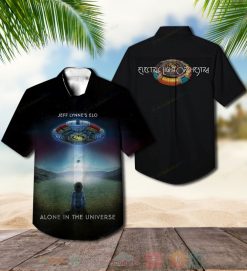 Electric Light Orchestra Jeff Lynnes Elo Alone In The Universe Album Hawaiian Shirt