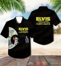 Elvis Presley Aloha From Hawaii Via Satellite Short Sleeve Hawaiian Shirt