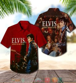 Elvis Presley Always On My Mind Hawaiian Shirt