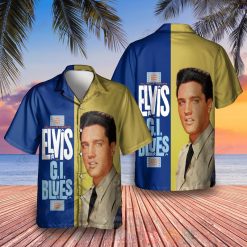 Elvis Presley G I Blues Album Hawaiian Shirt