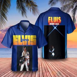 Elvis Presley Moody Blue Album Hawaiian Shirt