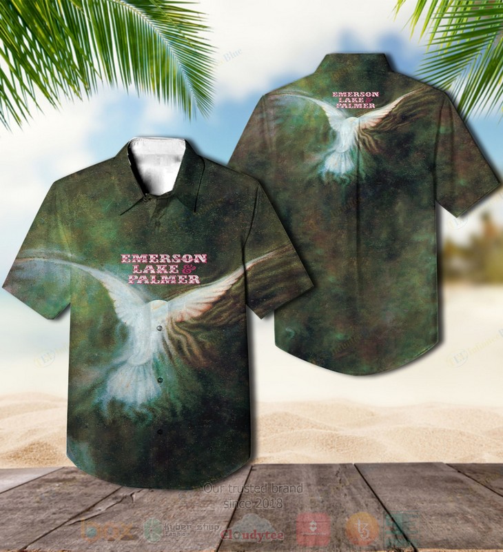 Emerson Lake Palmer Album Album Hawaiian Shirt Emerson Lake Palmer Album Album Hawaiian Shirt
