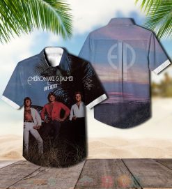 Emerson Lake Palmer Love Beach Album Hawaiian Shirt