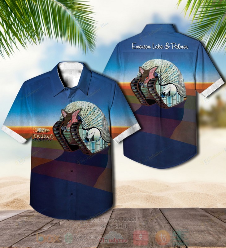 Emerson Lake Palmer Tarkus Album Hawaiian Shirt Emerson Lake Palmer Tarkus Album Hawaiian Shirt