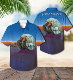 Emerson Lake Palmer Tarkus Blue Album Hawaiian Shirt