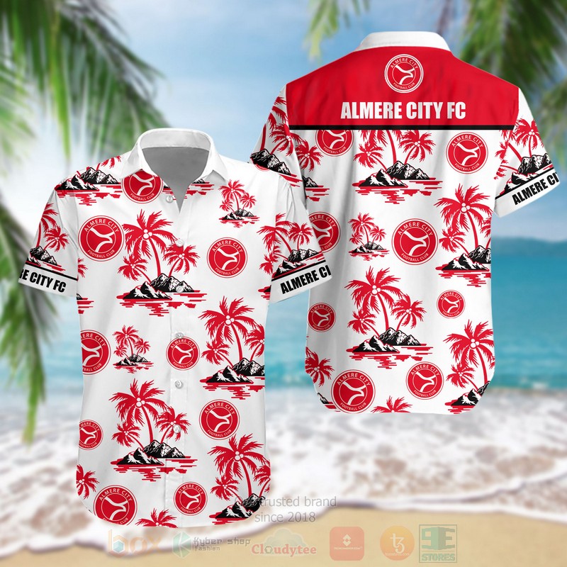 Eredivisie Almere City Fc Hawaiian Shirt Eredivisie Almere City Fc Hawaiian Shirt