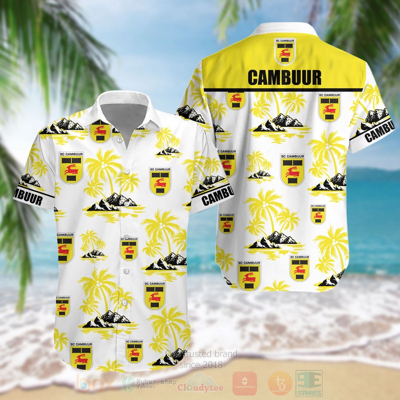Eredivisie Cambuur Fc Hawaiian Shirt Eredivisie Cambuur Fc Hawaiian Shirt