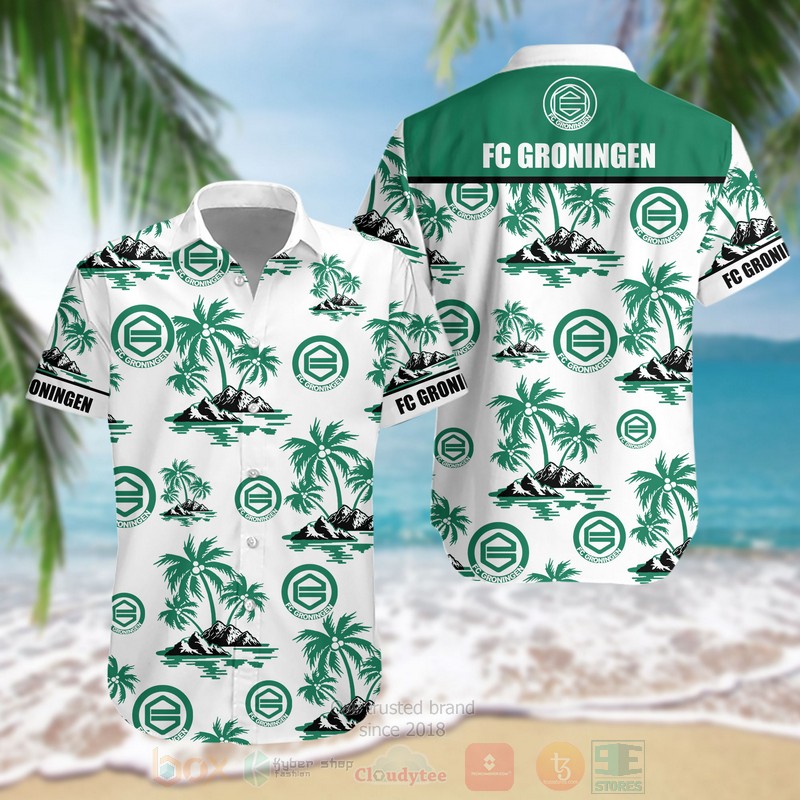 Eredivisie Fc Groningen Hawaiian Shirt Eredivisie Fc Groningen Hawaiian Shirt