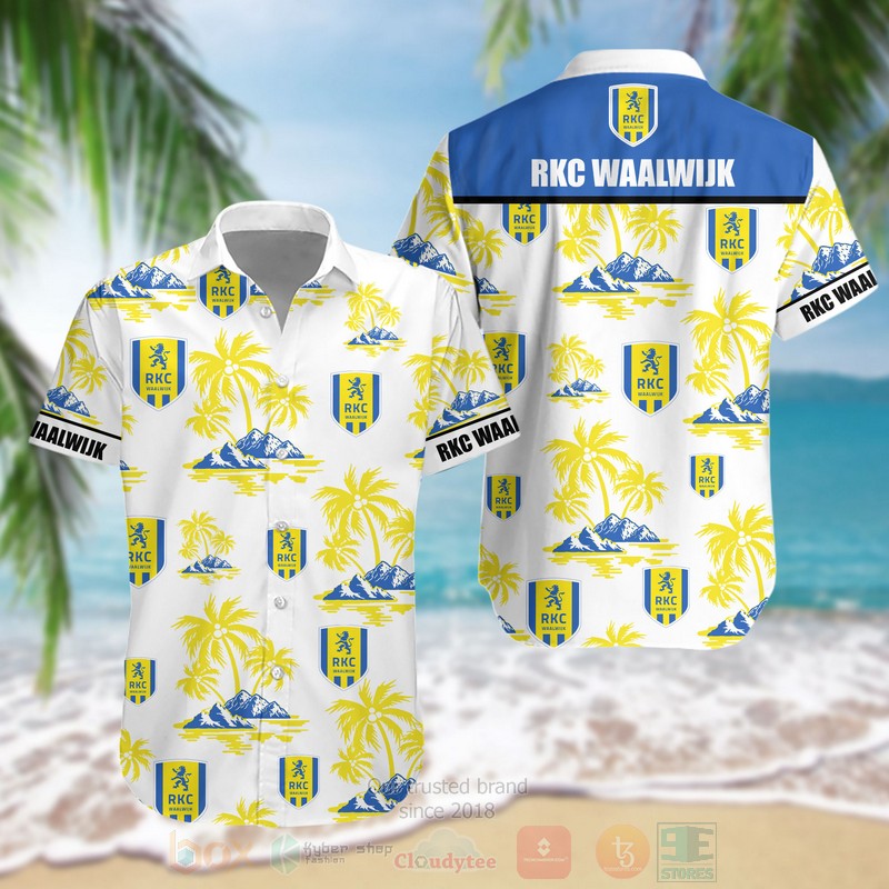 Eredivisie Rkc Waalwijk Fc Yellow Hawaiian Shirt Eredivisie Rkc Waalwijk Fc Yellow Hawaiian Shirt