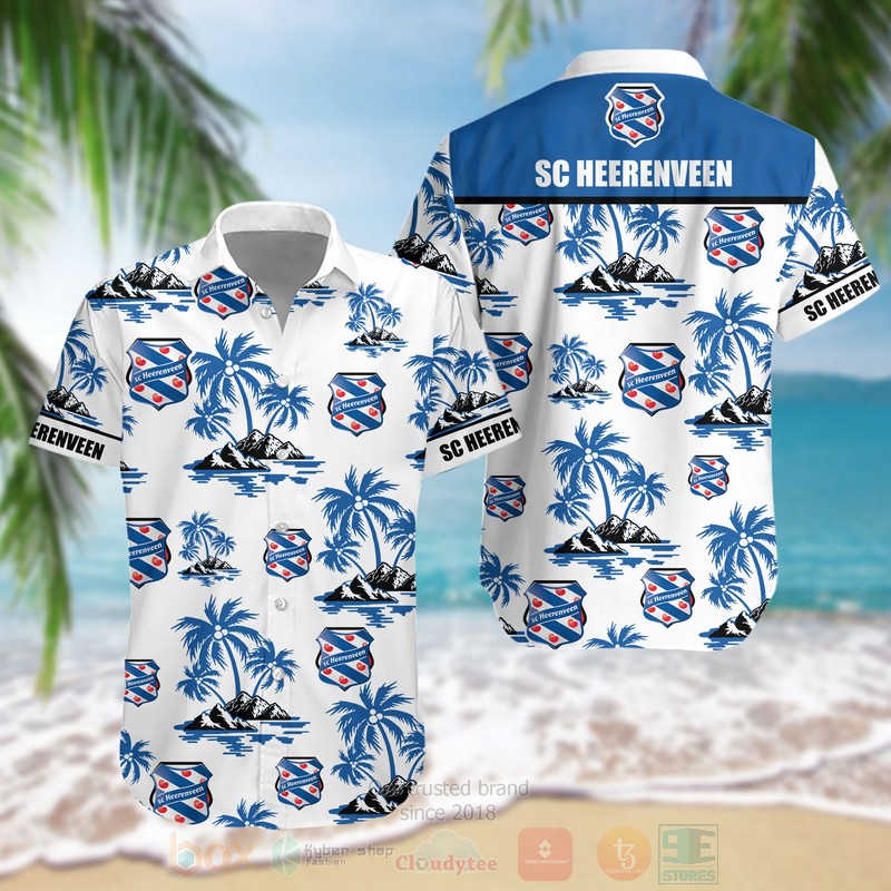 Eredivisie Sc Heerenveen Fc Hawaiian Shirt Eredivisie Sc Heerenveen Fc Hawaiian Shirt