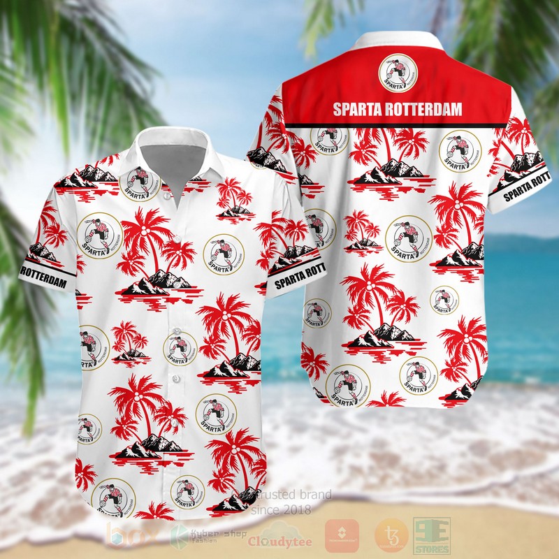 Eredivisie Sparta Rotterdam Fc Hawaiian Shirt Eredivisie Sparta Rotterdam Fc Hawaiian Shirt
