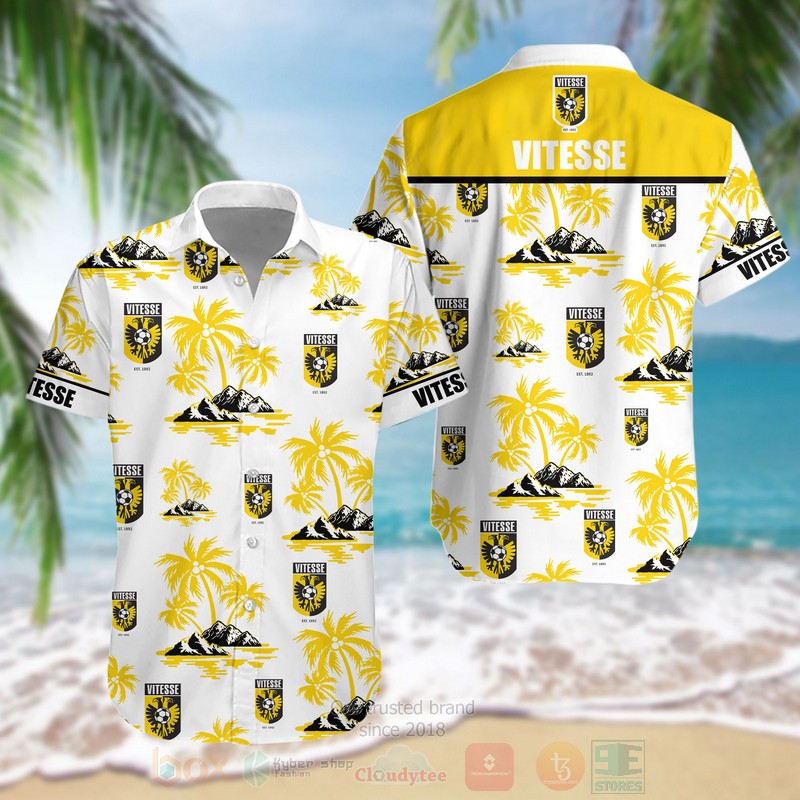 Eredivisie Vitesse Fc Hawaiian Shirt Eredivisie Vitesse Fc Hawaiian Shirt