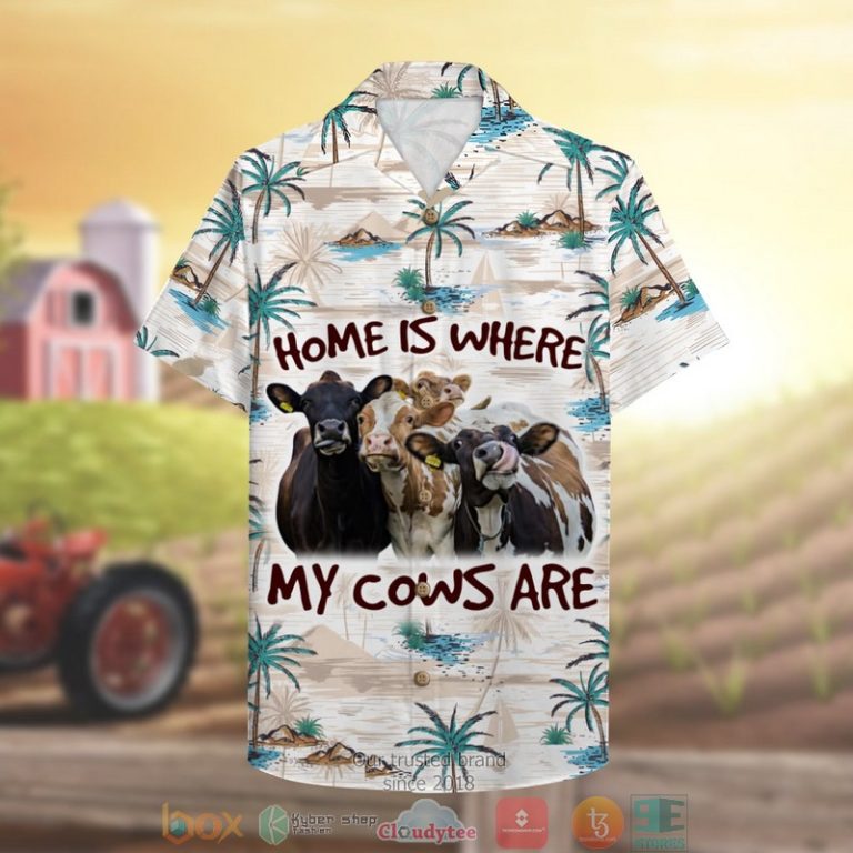 Farmer-Home-Is-Where-My-Cows-Are-Palm-Tree-Pattern-Hawaiian-Shirt-2