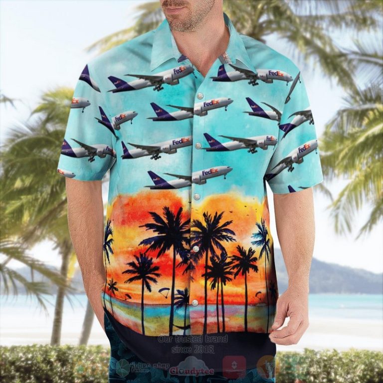 Fedex-Express-Airbus-A310-324F-Hawaiian-Shirt-2