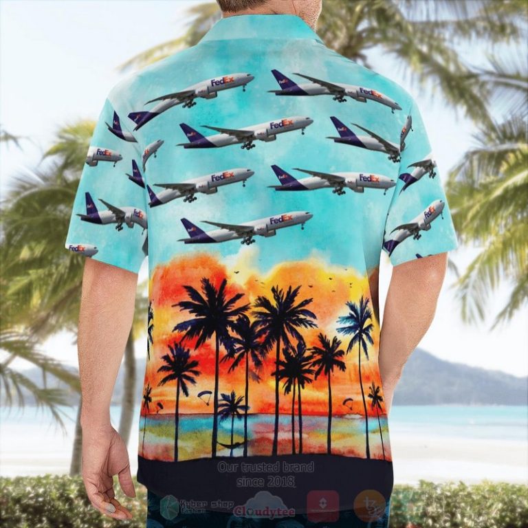 Fedex-Express-Airbus-A310-324F-Hawaiian-Shirt-3