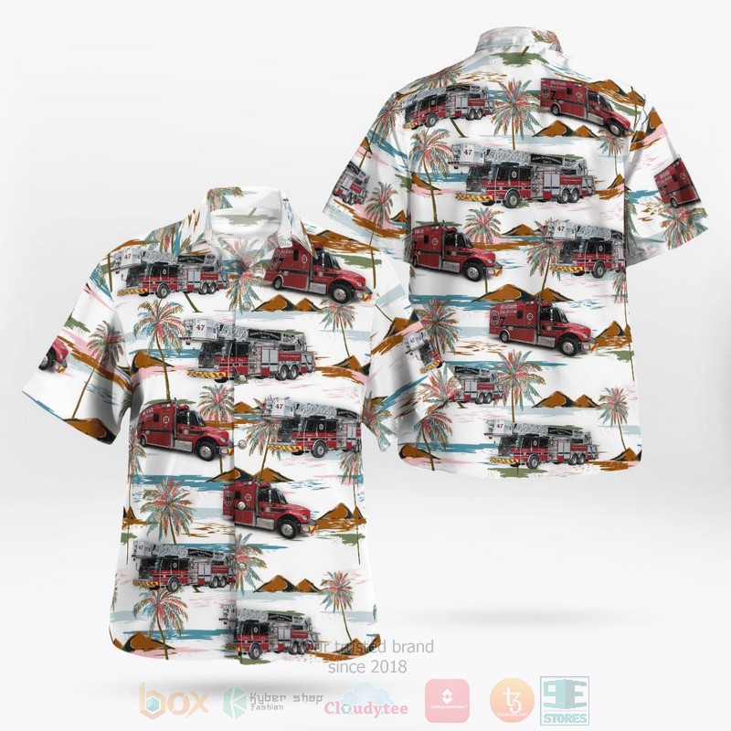 Florida Maitland Fire Department Hawaiian Shirt Florida Maitland Fire Department Hawaiian Shirt