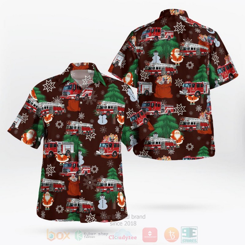 Fort Knox Kentucky Fort Knox Fire Department Christmas Hawaiian Shirt Fort Knox Kentucky Fort Knox Fire Department Christmas Hawaiian Shirt