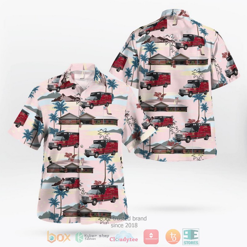 Franklin Georgia Heard County Fire Emergency Services Hawaiian Shirt Franklin Georgia Heard County Fire Emergency Services Hawaiian Shirt