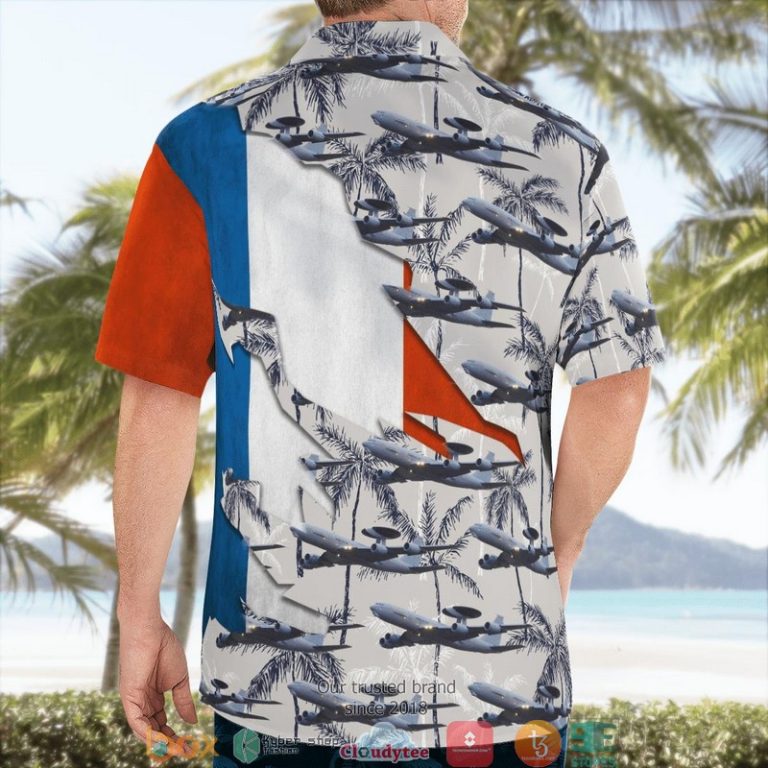 French-Air-And-Space-Force-E-3F-Sentry-Hawaiian-Shirt-3