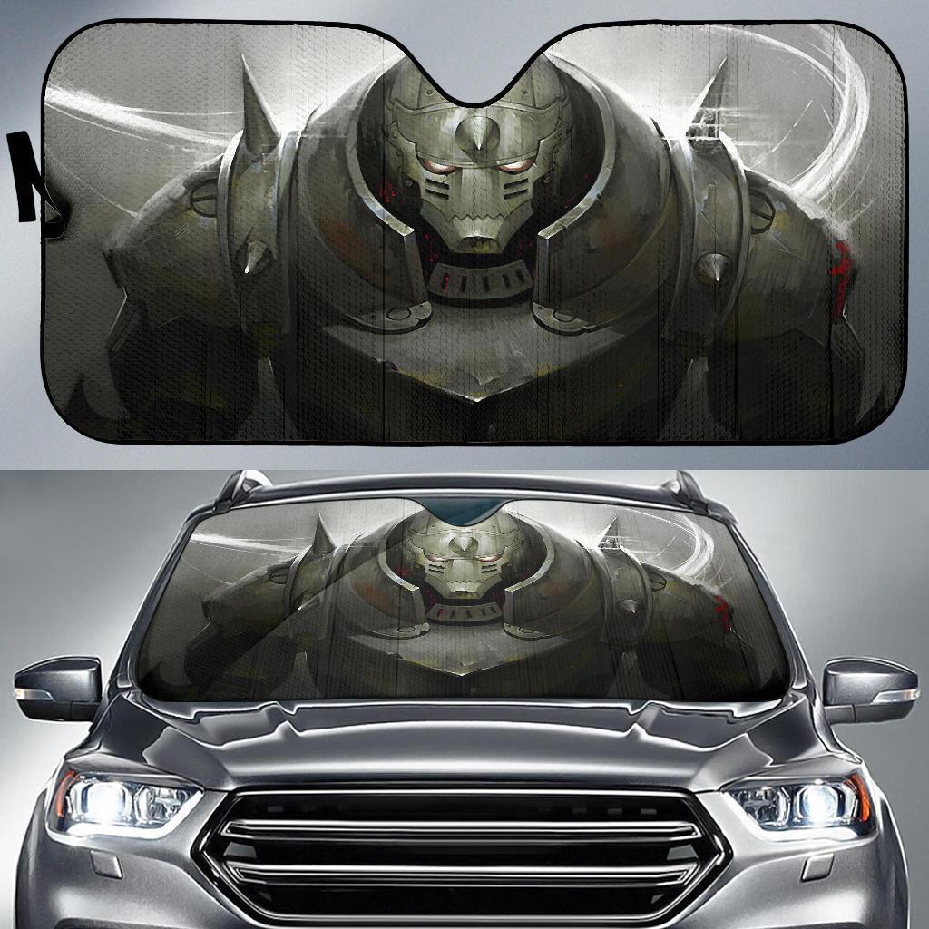 Full Metal Alchemist Brotherhoods Car Auto Sun Shade Full Metal Alchemist Brotherhoods Car Auto Sun Shade