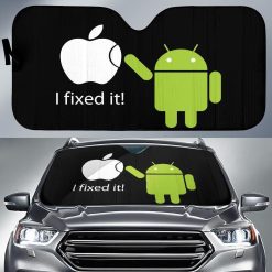 Funny Androids Car Auto Sun Shade
