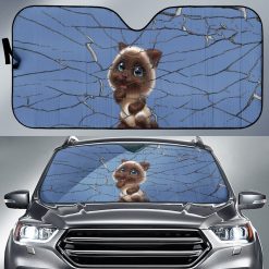 Funny Puppy Car Auto Sun Shade