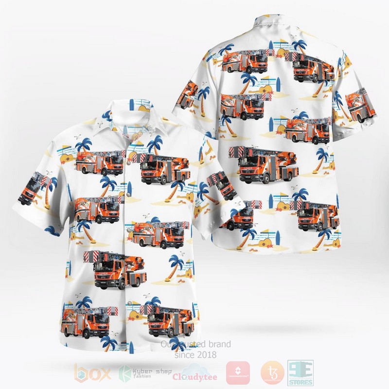 Germany Berlin Fire Brigade Berliner Feuerwehr Dlk 23 12 Hawaiian Shirt Germany Berlin Fire Brigade Berliner Feuerwehr Dlk 23 12 Hawaiian Shirt
