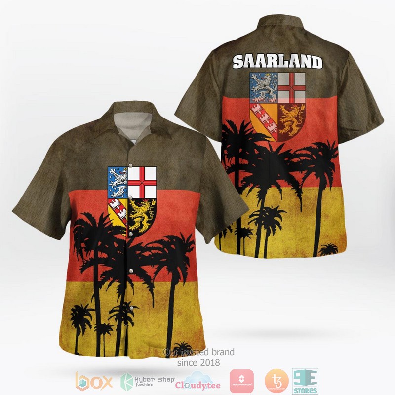 Germany Saarland Hawaii 3D Shirt Germany Saarland Hawaii 3D Shirt