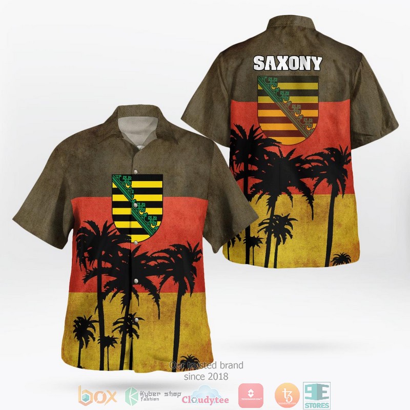 Germany Saxony Hawaii 3D Shirt Germany Saxony Hawaii 3D Shirt