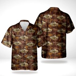 Germany Wehrmacht Tiger Ii King Tiger Heavy Tank Wwii Hawaiian Shirt