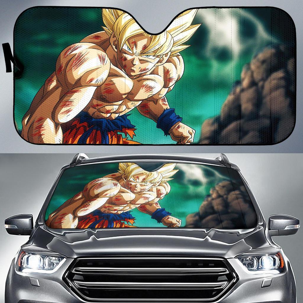 Goku Super Saiyan Dragon Ball Super Anime Car Auto Sun Shade Goku Super Saiyan Dragon Ball Super Anime Car Auto Sun Shade