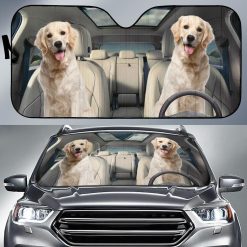 Golden Retriever Car Auto Sun Shade