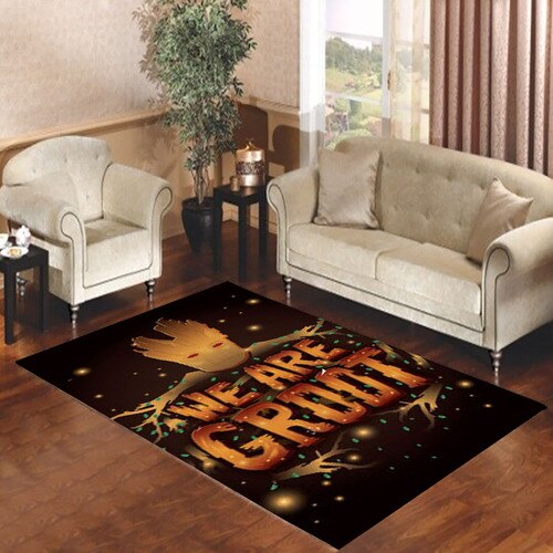 Guardian Of The Galaxy I Am Groot Living room carpet rugs Guardian Of The Galaxy I Am Groot Living room carpet rugs